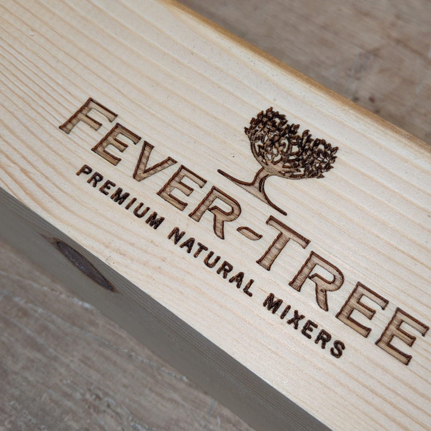 menu holder for Fever Tree